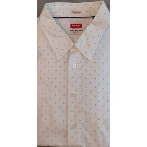 mens wrangler shirt 2XL flex comfort button down western Eclectic Grandpa Rodeo